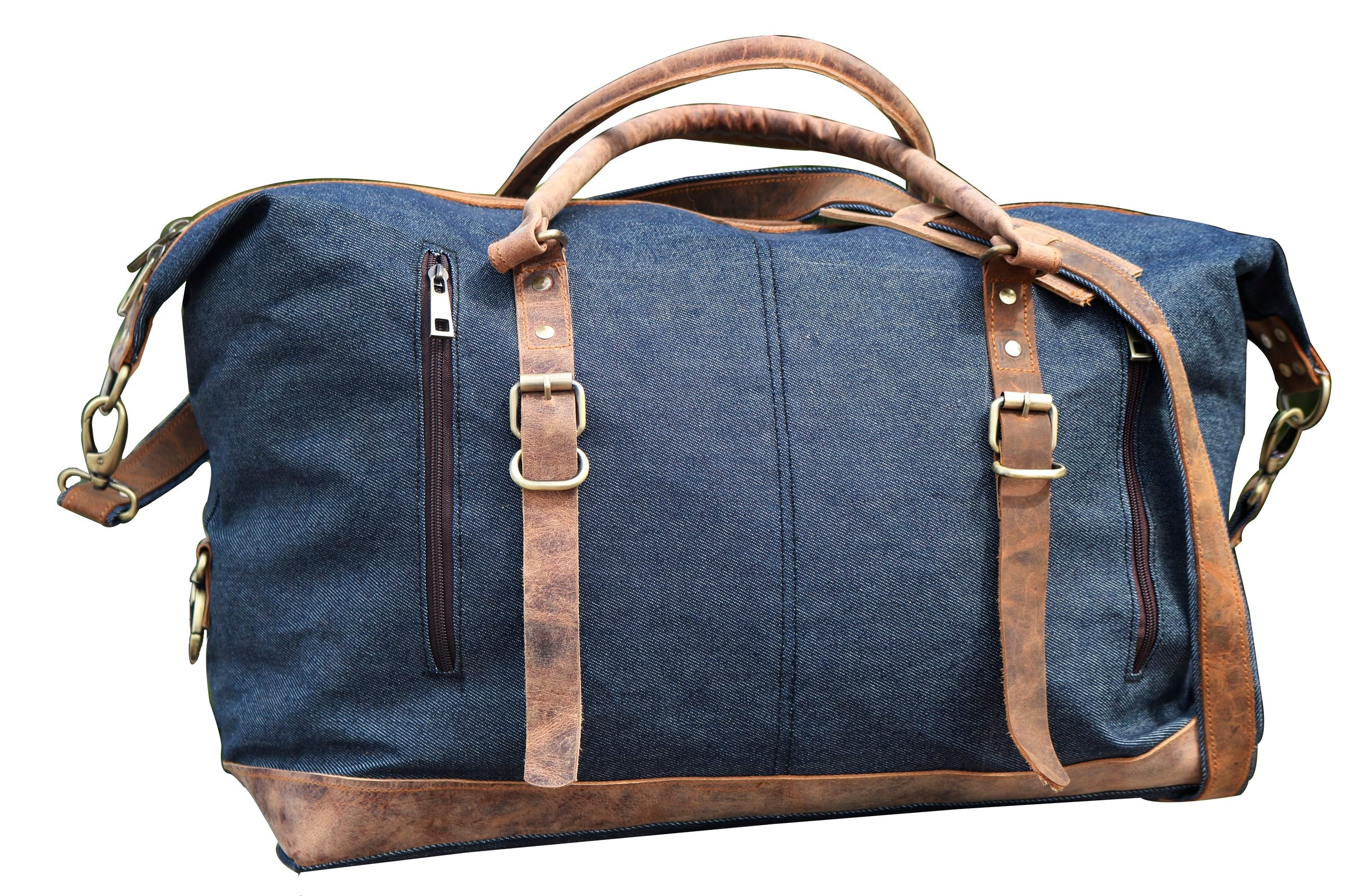 Denim & Leather Weekend Duffel - Oscar