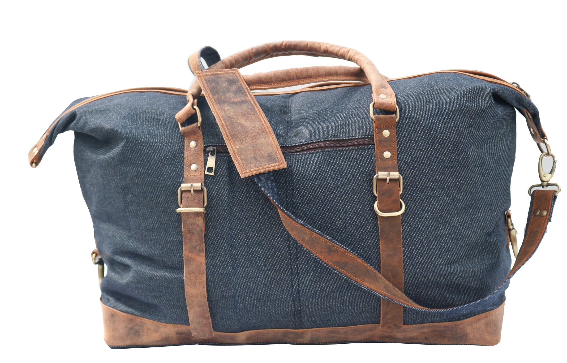 Denim & Leather Weekend Duffel - Oscar