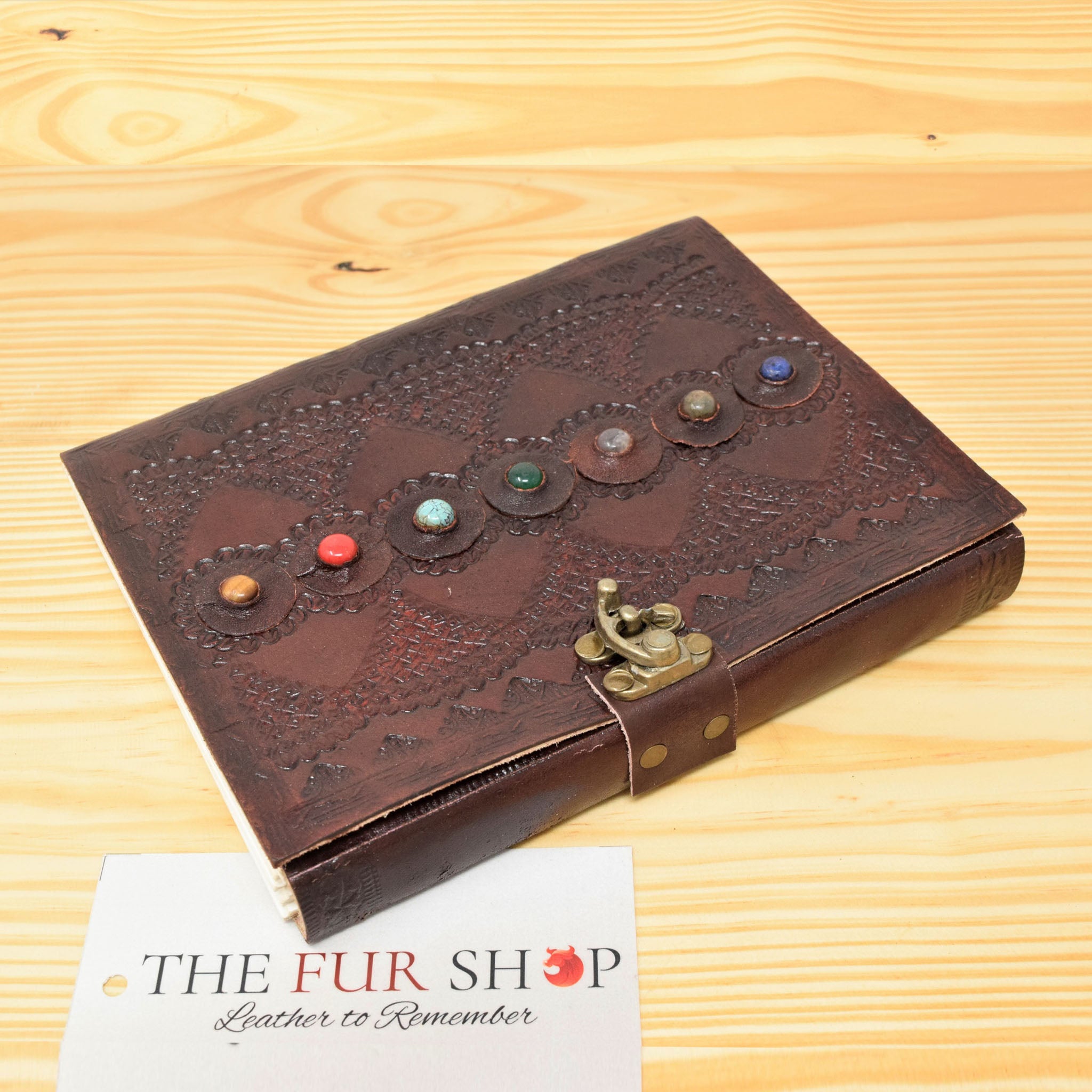 Elevate Your Writing Experience with Handmade Leather Journals - Seven Chakra Stone