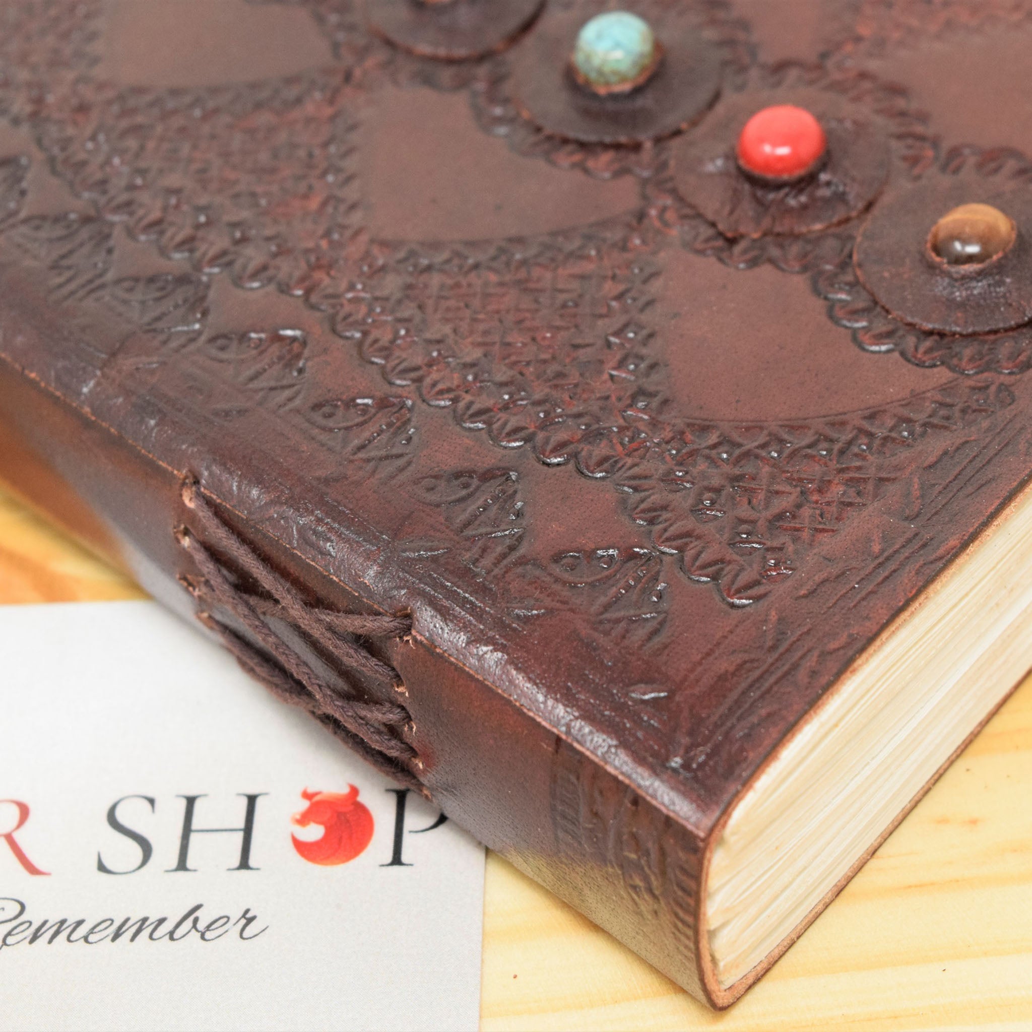 Elevate Your Writing Experience with Handmade Leather Journals - Seven Chakra Stone