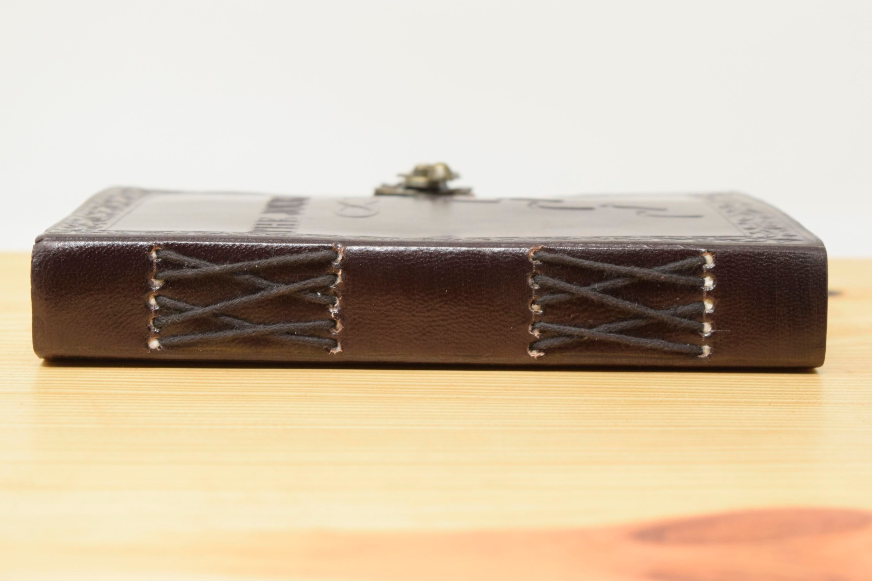 Vintage Handmade Leather Journal - The Journey