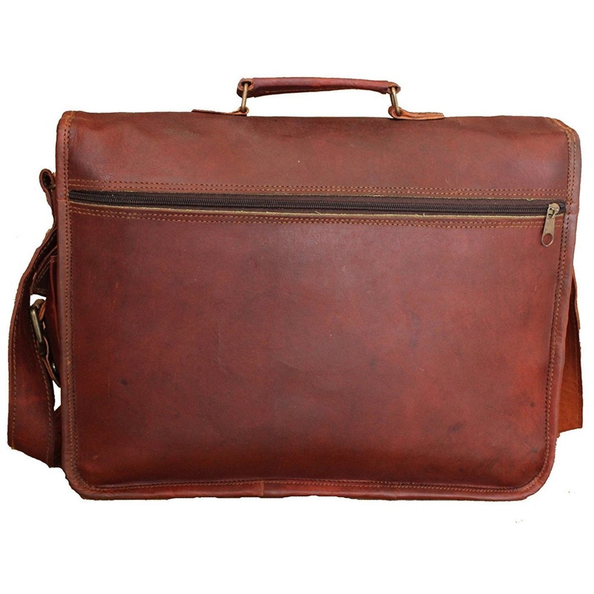 Full Grain Premium Quality Handmade Leather Laptop Bag