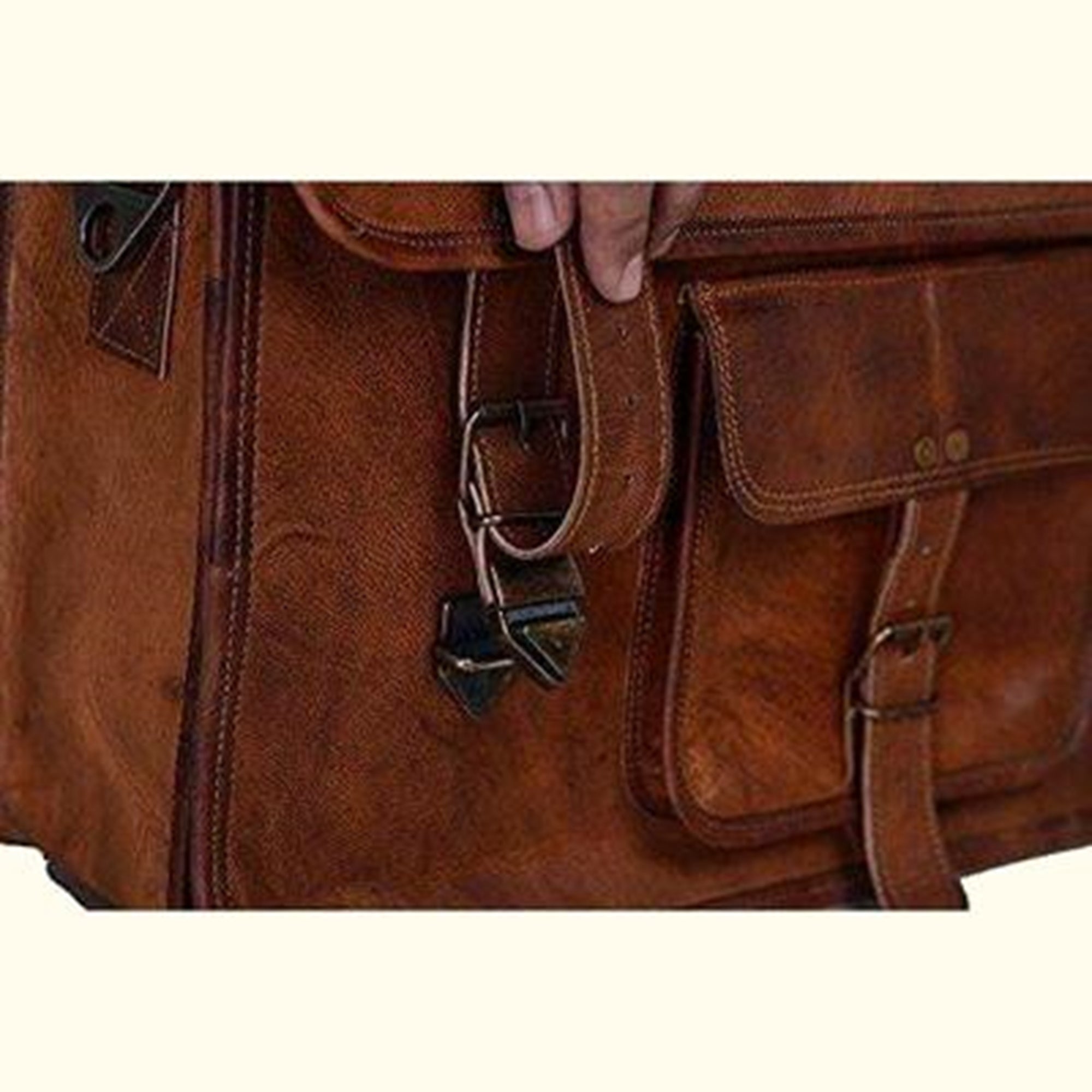 Full Grain Premium Quality Handmade Leather Laptop Bag