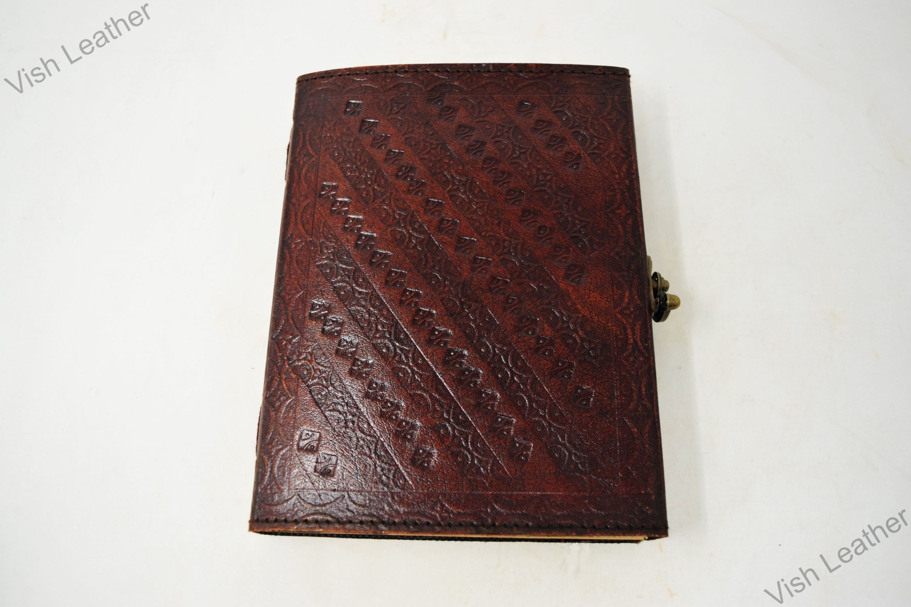 Premium dnd leather notebook - double dragon Stone